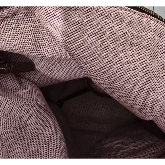 Dooney & Bourke Large Dillen Sac Hobo Bag Saddle Brown Pebble Leather - Picture 12 of 15